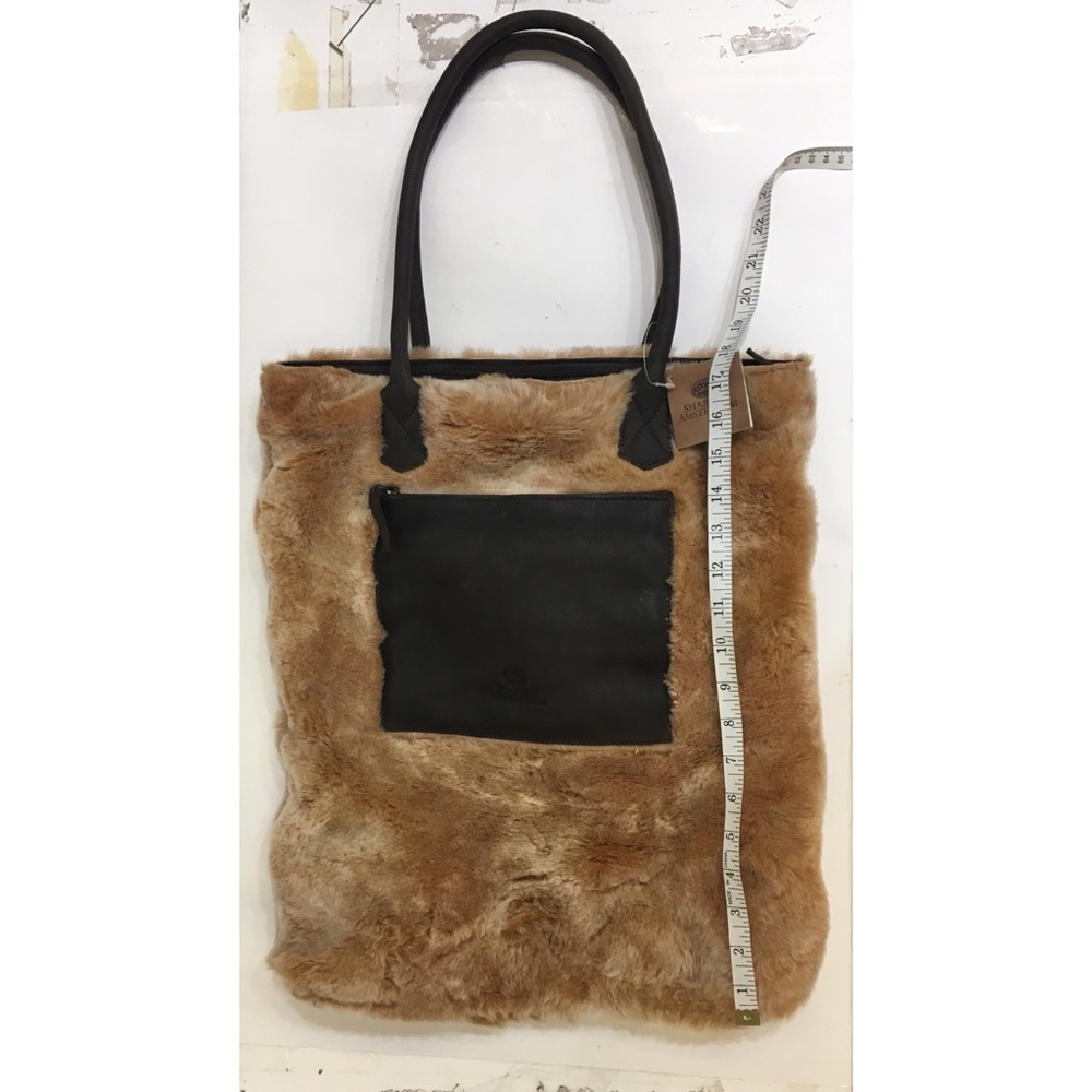 Shabbies Amsterdam Shearling Shoulder Bag